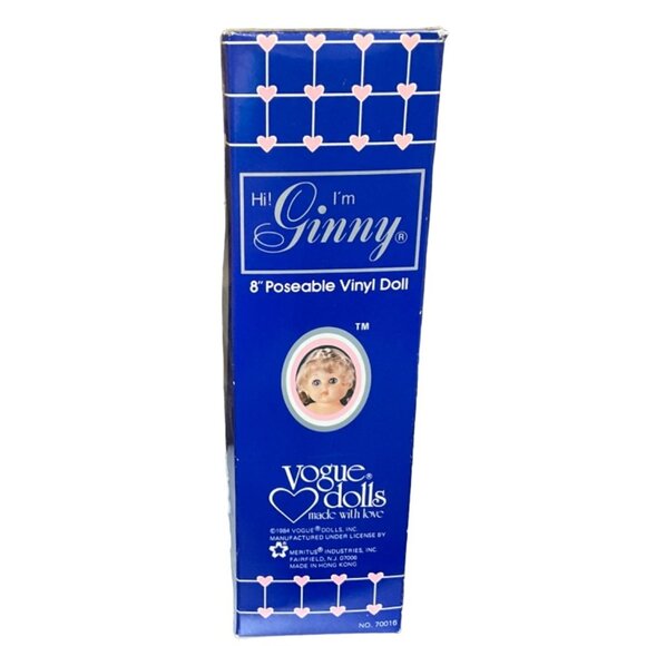 Ginny 8” Poseable Vinyl Doll Vintage 1985 Vogue Dakin - Picture 2 of 6